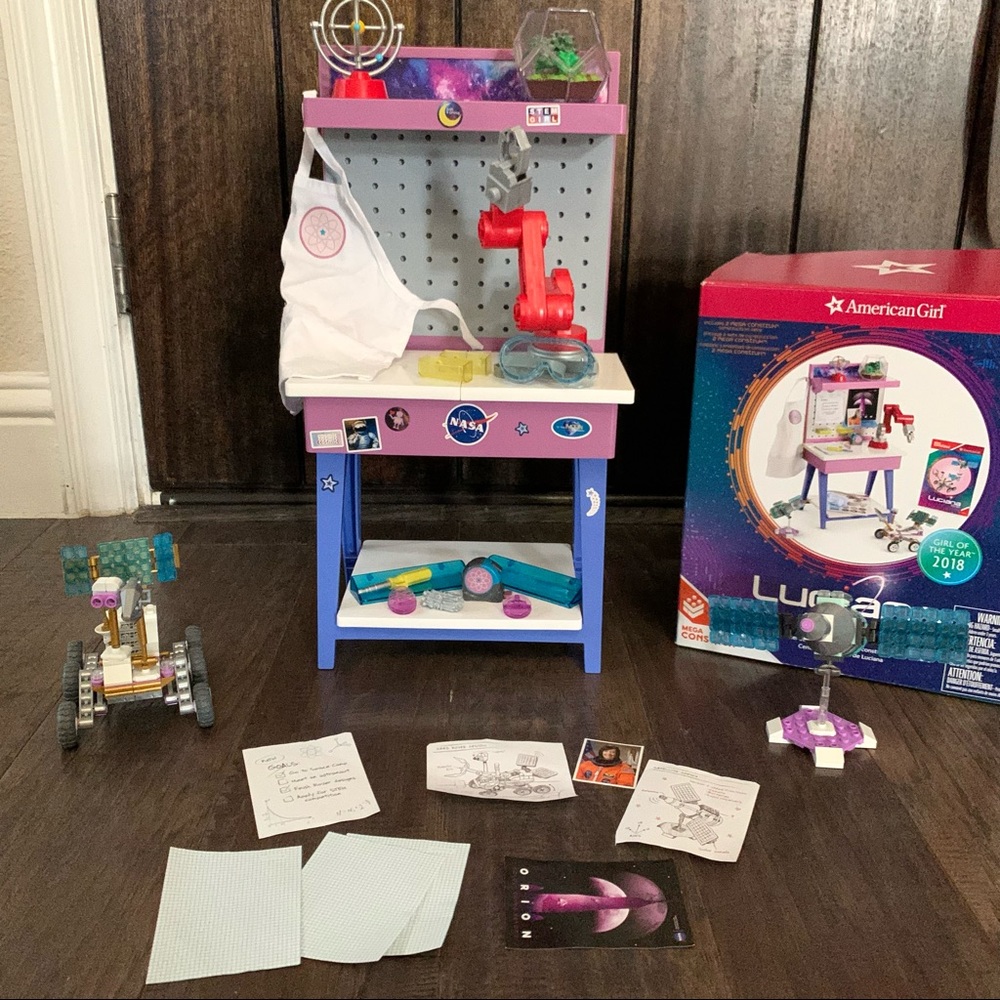 American Girl Luciana’s maker station